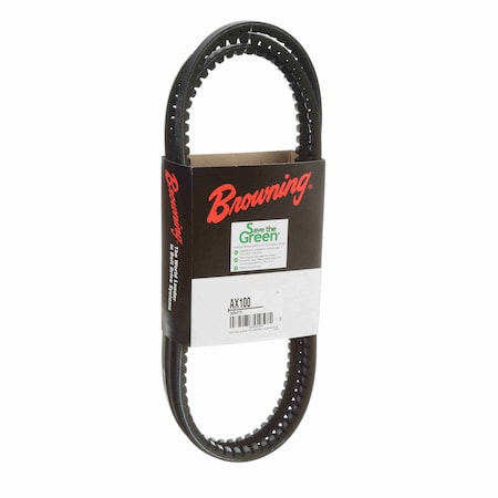 Browning EPDM Notched Belt 98% Efficient AX100